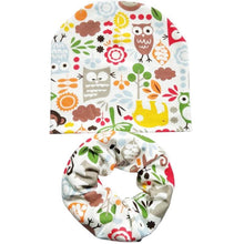 将图片加载到图库查看器,Modern Cartoon Cotton Baby Hat Winter Baby Girls Hat Newborn Boys Hats Kids Cap Scarf Set Children Beanies For Kids With Scarf
