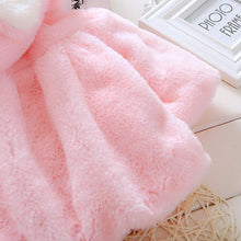 Load image into Gallery viewer, Newborn Baby Girls Fur Winter Warm Coat Cloak Jacket For Girls In With Cozy and Warm Material