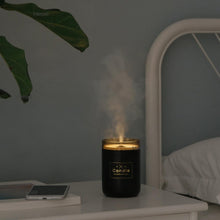 Load image into Gallery viewer, 280ML Ultrasonic Air Humidifier Candle Romantic Soft Light USB Essential Oil Diffuser Car Aroma Mist Maker