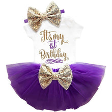 将图片加载到图库查看器,Modern New Tutu Dress Toddler Girls 1st Birthday Party Outfits Princess Costumes for 12 months Girls
