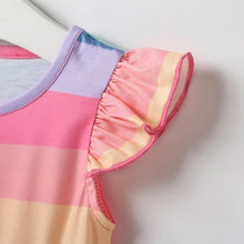 Load image into Gallery viewer, Princess Clothing for Kids Rainbow Baby Dresses Cotton Party Girl Dress For Girls For all Occasions