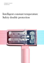 Load image into Gallery viewer, Folding Hairdryer With Carrying Bag Hot Air Anion Hair Care For Home MIni Travel Hair Dryer Blow Drier Portable Hair Brush Dryer