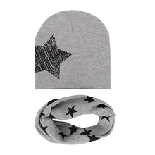 Load image into Gallery viewer, Modern Children Hat Scarf Set Camouflage Print Cotton Baby Beanie Collar for Baby Boy/Girl Cap Kids Warm Hats Scarves Design