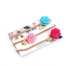 将图片加载到图库查看器,Cute Bow Baby Headband for Girl Nylon Head Bands Turban Newborn Headbands Hairbands for Kids Baby Hair Accessories For Baby
