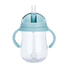 Load image into Gallery viewer, Suction Cups Milk Straw With Handles Training Feeding Bottle Silicone Drinking Wide Mouth Bottle for Kids and Baby