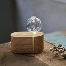 Load image into Gallery viewer, aroma essential oil diffuser nebulizer wood mini portable waterless aromatherapy diffuser home air freshener