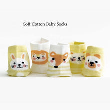 Load image into Gallery viewer, 5Pair Set Cotton Baby Girls Socks Thin Summer Breathable Mesh Kids Toddler Socks Cute Cartoon Children Socks Infant Socks for Kids