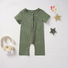 将图片加载到图库查看器,Newborn Infant Baby Boy Girls Unisex Button Romper Jumpsuit Playsuit Sunsuit Clothes For Girls And Boys