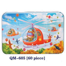 将图片加载到图库查看器,New 60 Pieces Wooden Puzzle Kids Toy Cartoon Animal Wooden Puzzles Child Early Educational Learning Toys for Christmas Gift