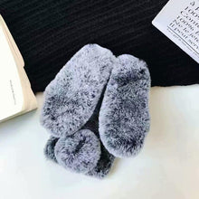 Load image into Gallery viewer, Comfortable Bunny Funny Women Phone Cover For iPhone 12 mini 11 Pro Max Hairy Cute Rabbit Animal Case For iPhone XS MAX XR Soft Lightweight Phone Cover Girl Gifts
