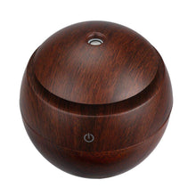 Load image into Gallery viewer, Ultrasonic Air Humidifier Wood Essential Aroma Oil Diffuser With LED Light Electric Aromatherapy Mist Maker