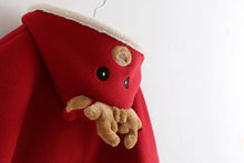 将图片加载到图库查看器,New Year Baby Girls Christmas Reindeer hooded Coat for Babies Boys and Girls In Modern New elegant Design Special Deisgn For Kids