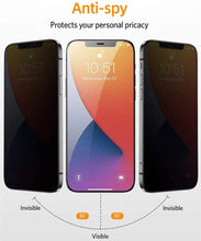 Load image into Gallery viewer, 3Pcs Privacy Tempered Glass For iPhone 14 13 12 11 Pro XS Max XR Anti-Spy Screen protectors For iPhone 7 8 Plus SE2020 Glass Privacy Screen Protector Anti-Spy Tempered Glass Film Anti-Scratch 9H HD Screen Protector for iPhone