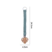 将图片加载到图库查看器,Handmade Modern Unique Baby Pacifier Chain Clip Cotton Cloth Plush Animal Toys Soother Nipples Holder For Baby