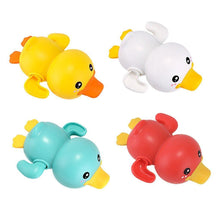 Load image into Gallery viewer, Bathroom Bath Shower Baby Clockwork Swimming Play Water Cute Little Yellow Duck Bathing Bathtub Toys For Kids