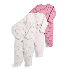 Load image into Gallery viewer, 3Pcs Baby unisex Rompers Long Sleeve Sleep suit Cartoon Jumpsuit Baby Pajamas Stes For Kids Between 0-12Months