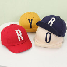 Load image into Gallery viewer, Cotton Baby Adjustable Letter Baseball Caps For Boys & Girl Hats Children Snapback Hip-Hop Sun Hat In Modern Style