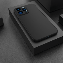 Load image into Gallery viewer, Black Case For Iphone 5 5s SE 2020 6 6s 7 8plus x 10 XR XS 11 12 13 Mini Pro MAX Silicon Cover Car Design Matte Black Silicone Back Cover For iPhone