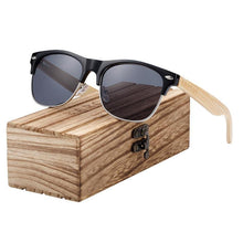 Load image into Gallery viewer, Brand Bamboo Handmade Luxury Polarized Modern and Retro Wood Sunglasses for Men and Women With UV400 Protection