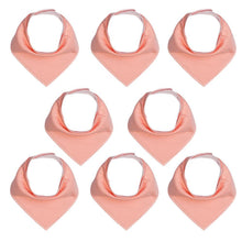 Load image into Gallery viewer, 8PCS/SET Pack Baby Bandana Organic Absorbent Soft Cotton Drool Bibsfor Teething And Feeding Bib For Baby and Kids Feeding