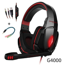 Load image into Gallery viewer, Modern Luxury Gaming STEVVEX Headset over-ear Game Earphones Wired gaming headset microphone Deep bass stereo headphones for PC and GAming