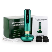 Load image into Gallery viewer, Chinese Electric Suction Cupping Set Beauty Massager Glass Jars Anti Cellulite Cupping Vacuum Slimming Guasha