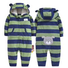 Load image into Gallery viewer, Modern Infant Baby Rompers Coral Fleece Animal Overall Baby Halloween Xmas Costume Clothes Baby jumpsuit Romper For Kids