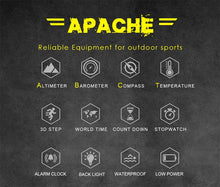 Load image into Gallery viewer, NORTH EDGE Men's sport Digital watch Hours Running Swimming Military Army watches Altimeter Barometer Compass waterproof 50m