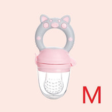 将图片加载到图库查看器,Silicone Baby Pacifier Feeder Cartoon Animal Infant Nipple Holder Newborn Fruit pacifier Tetine Silicona Nipple Bit
