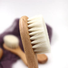 Load image into Gallery viewer, Natural Wool Beech Wooden Comb – Baby & Kids Hair Brush