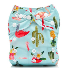 将图片加载到图库查看器,Baby Pocket Cloth Diaper Nappy Reusable Adjustable Washable No Inserts Nappie For Baby In Modern Printed Style