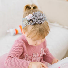 将图片加载到图库查看器,Handmade Flower Baby Headbands For Newborn Girls Nylon Elastic Hair Bands Headwear For Baby Girls