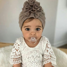 Load image into Gallery viewer, Elegant Flower Baby Hat Toddler Turban Head wraps Kids Bonnet Hat Newborn Baby Hat For Baby Girls