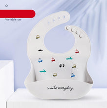 Load image into Gallery viewer, Silicon Breastplate Baby Bib Waterproof Solid Infant Bandana Bibs Newborn Feeding Burp Cloth Bib For Kids