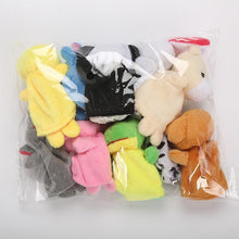 将图片加载到图库查看器,10pcs Cartoon Plush Toys Boy Girl Finger Puppet Cartoon Animal Child Cute Finger Puppet Dolls Telling Stories To The Baby and Kids