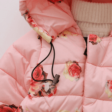 Load image into Gallery viewer, Luxury Modern Designer New Winter Baby Outerwear Hooded Printed Cotton Padded Jacket and Coats For Babies and Girls Kids