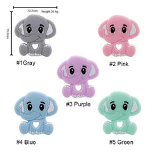 将图片加载到图库查看器,New Sets Baby Silicone Teether Rodent Silicone Animal Fox Teeth Chew Children Goods