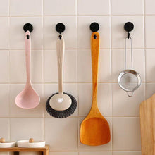 Load image into Gallery viewer, 10PCS Self Adhesive Wall Hook Strong Without Drilling Coat Bag Bathroom Door Kitchen Towel Hanger Hooks Home Storage Accessories Decorative Hooks Entrance Organizers with Self-Adhesive Hooks for Hanging Keys Towels