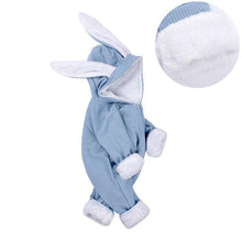 Load image into Gallery viewer, Elegant Baby Clothes Rompers Jumpsuits Newborn Cartoon Little Bee Rabbit Ears Zipper Clothes Cotton Jackets For Kids
