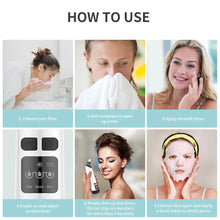 Load image into Gallery viewer, Hot Compress Blackhead Remover Vacuum Suction Acne Pore Cleaner Electric Nose Face Deep Cleansing Skin Care Device Birthday Gift