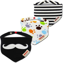 将图片加载到图库查看器,Cartoon Cotton Newborn Baby Boys and Girls Bibs Baby Towel Scarf Children Cravat Infant Kids Scarf