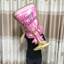 Load image into Gallery viewer, Big Helium Balloon In Several Luxury Design Champagne Goblet Balloons For Wedding Birthday Party Decorations Adult Kids Ballons