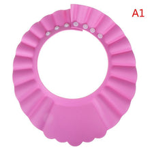 Load image into Gallery viewer, Shampoo Cap Sheild Durable Baby Bath Visor Hat Adjustable Baby Shower Protect Eye Water-proof For Kids