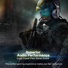 Load image into Gallery viewer, NEW Trend Gaming Headset Gamer Ear Wired Headphones for Smartphone/PS4/PC/Xbox with Retractable Rotate Microphone and LED Light