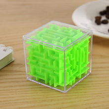Load image into Gallery viewer, 3D Maze Magic Cube Transparent Six-sided Puzzle Speed Cube Rolling Ball Game Maze Toys for Children Educational