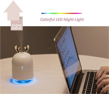 Load image into Gallery viewer, High Quality 220ML Ultrasonic Air Humidifier Aroma Essential Oil Diffuser For Home Car USB Fogger Mist Maker With LED Night Lamp