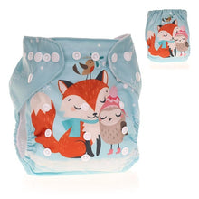 将图片加载到图库查看器,Baby Pocket Cloth Diaper Nappy Reusable Adjustable Washable No Inserts Nappie For Baby In Modern Printed Style