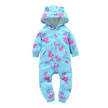 Load image into Gallery viewer, Modern High Quality Newborn Infant Baby Clothes Fleece Jumpsuit Boys Romper Hooded Jumpsuit Bear For Kids