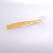 Load image into Gallery viewer, New Candy Color Baby Soft Silicone Spoons Feeding Dishes Tableware Flatware Children Food Feeding Tools