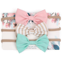将图片加载到图库查看器,Cute Bow Baby Headband for Girl Nylon Head Bands Turban Newborn Headbands Hairbands for Kids Baby Hair Accessories For Baby